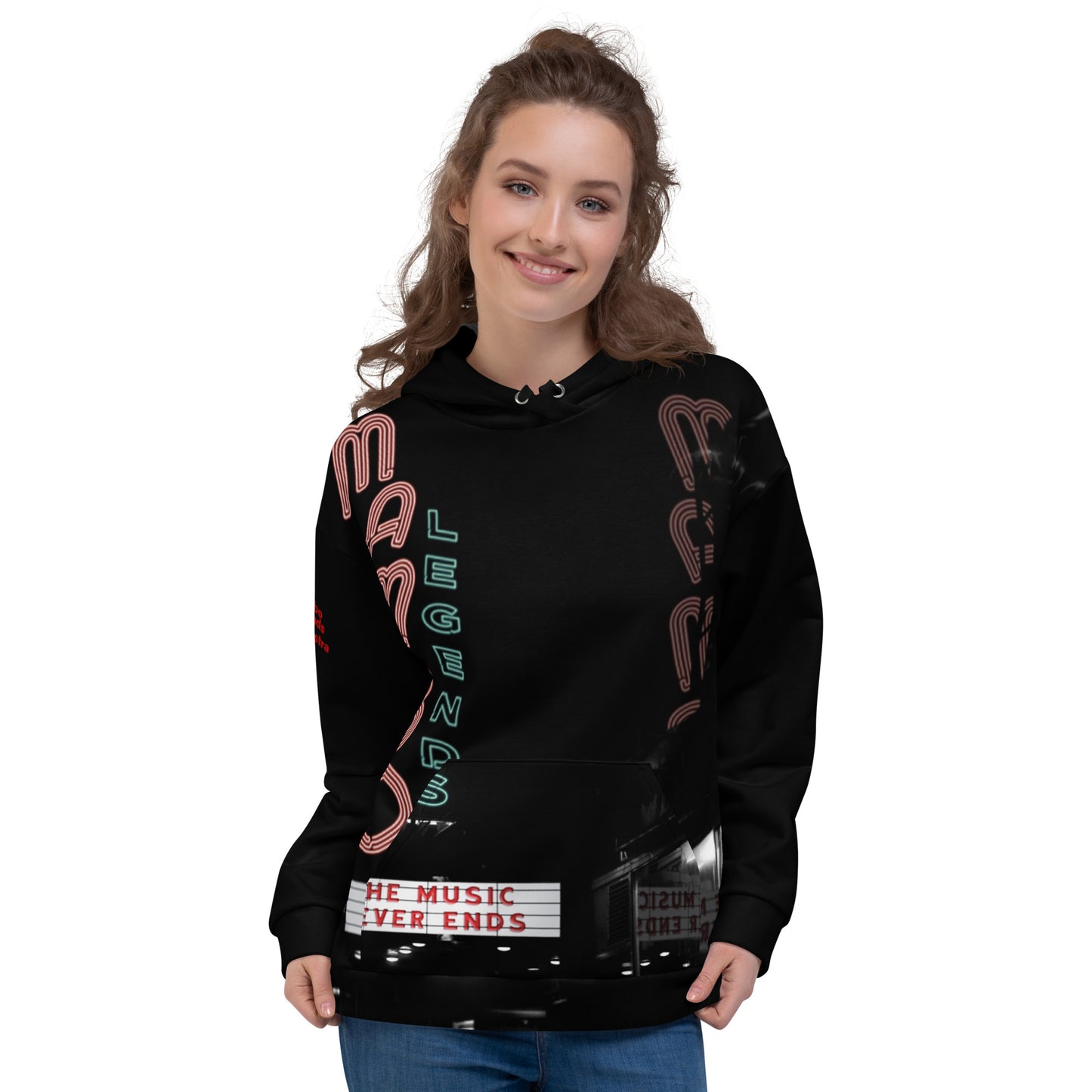 The Music Never Ends Unisex Hoodie