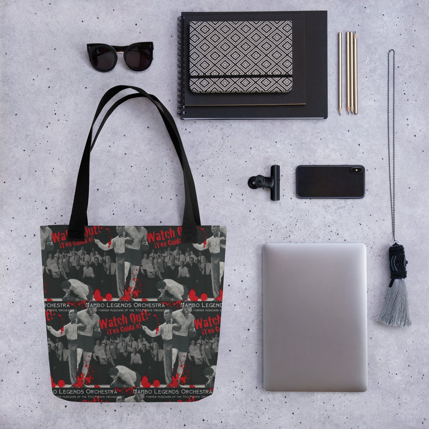 MLO Watch Out! Ten Cuidao! Tote bag