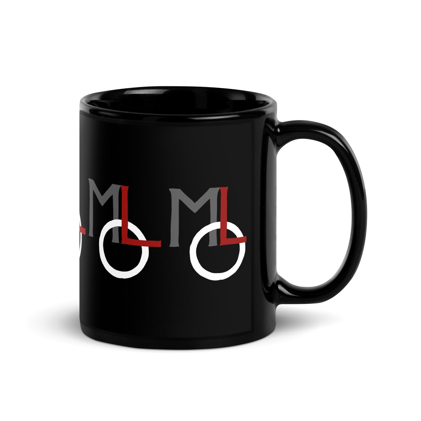 MLO Black Glossy Mug