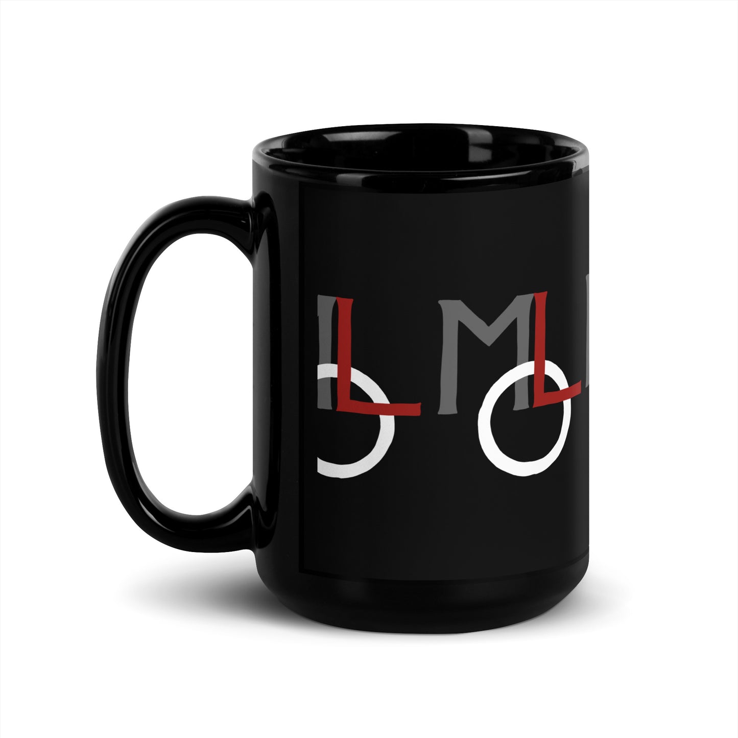 MLO Black Glossy Mug