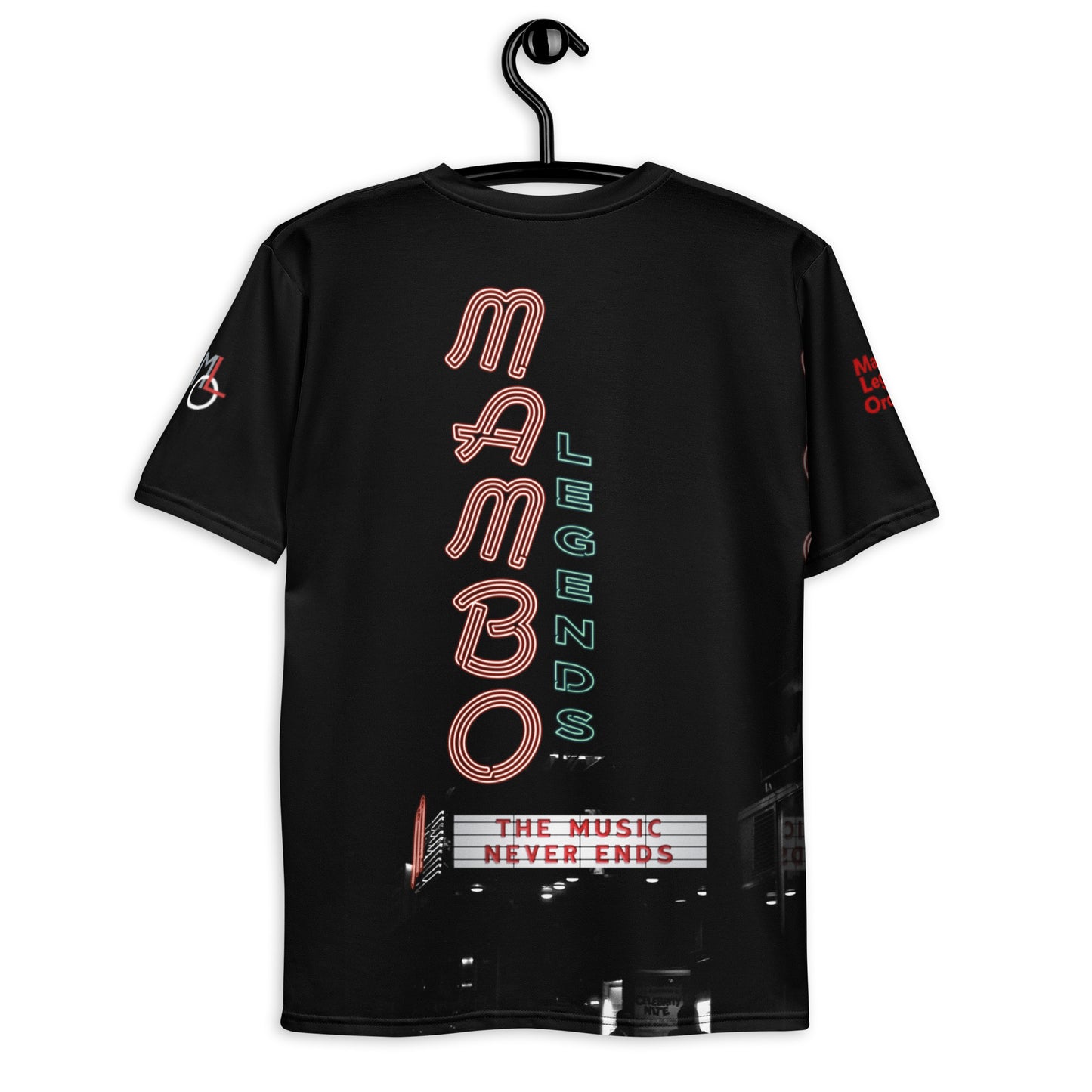 Camiseta de hombre La música nunca termina