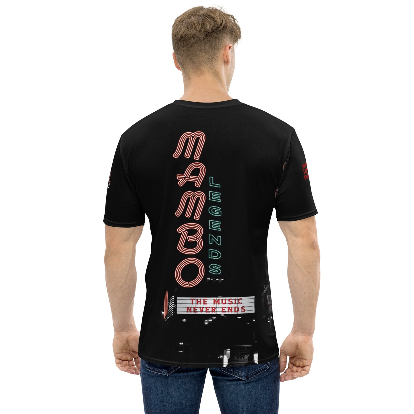 Camiseta de hombre La música nunca termina