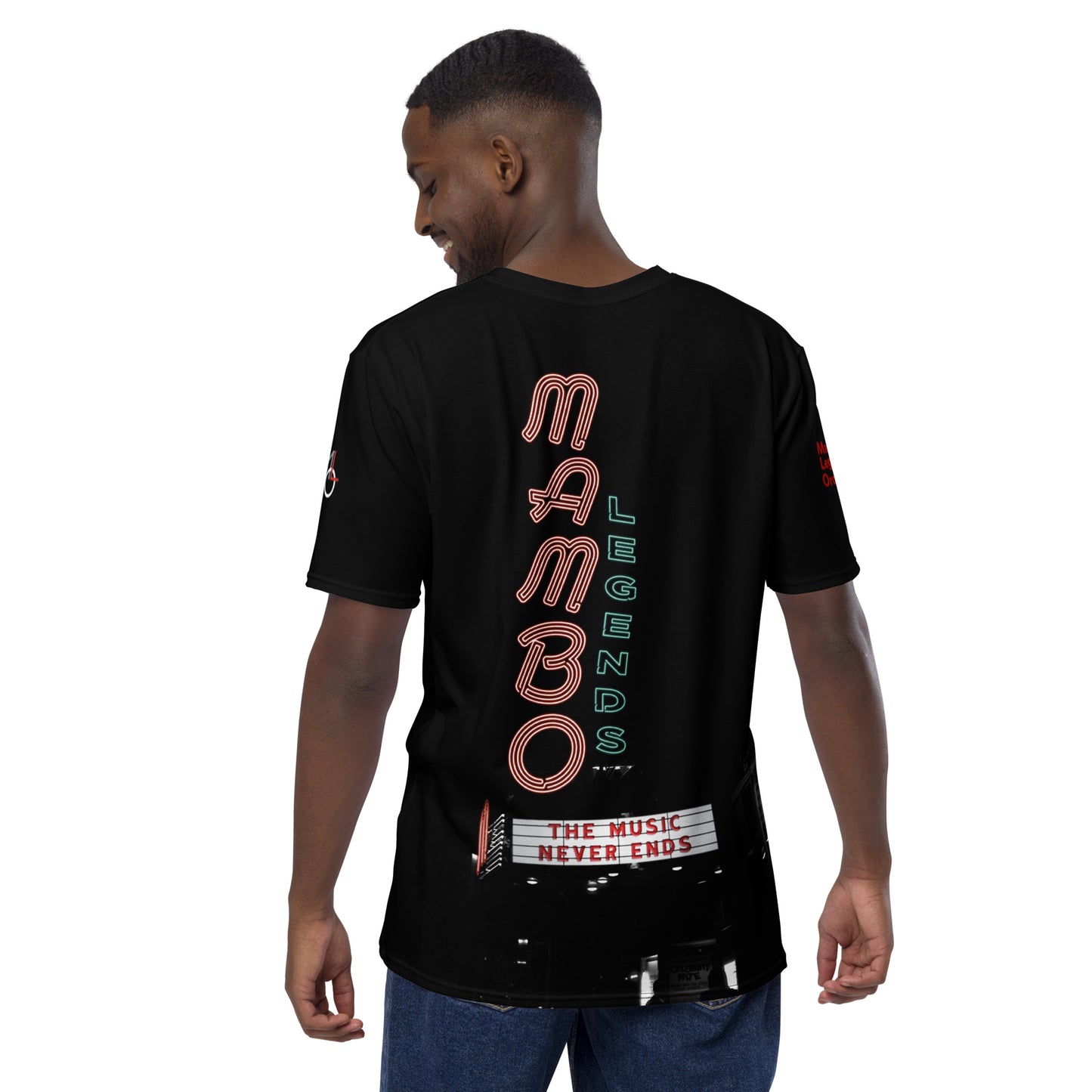 Camiseta de hombre La música nunca termina