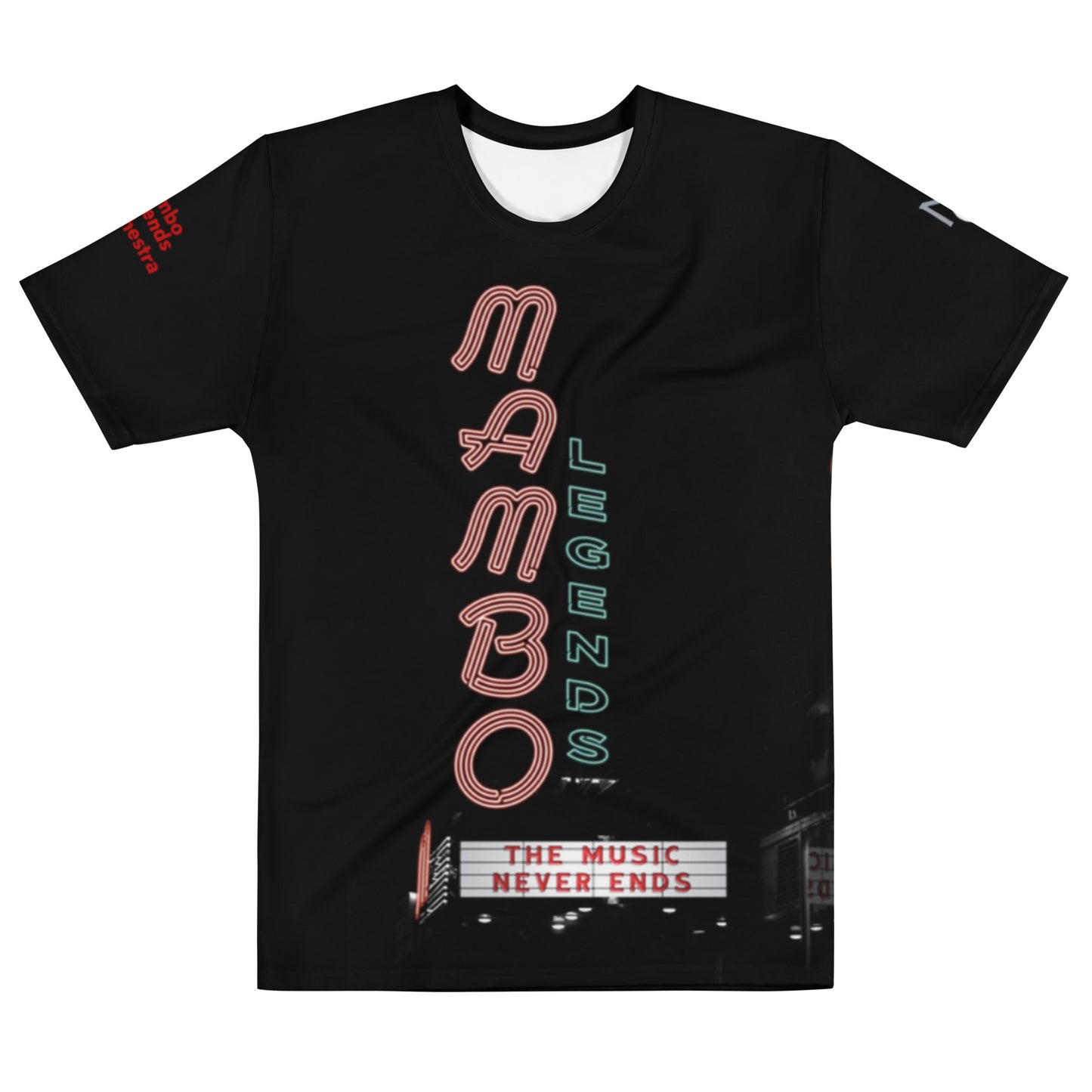Camiseta de hombre La música nunca termina