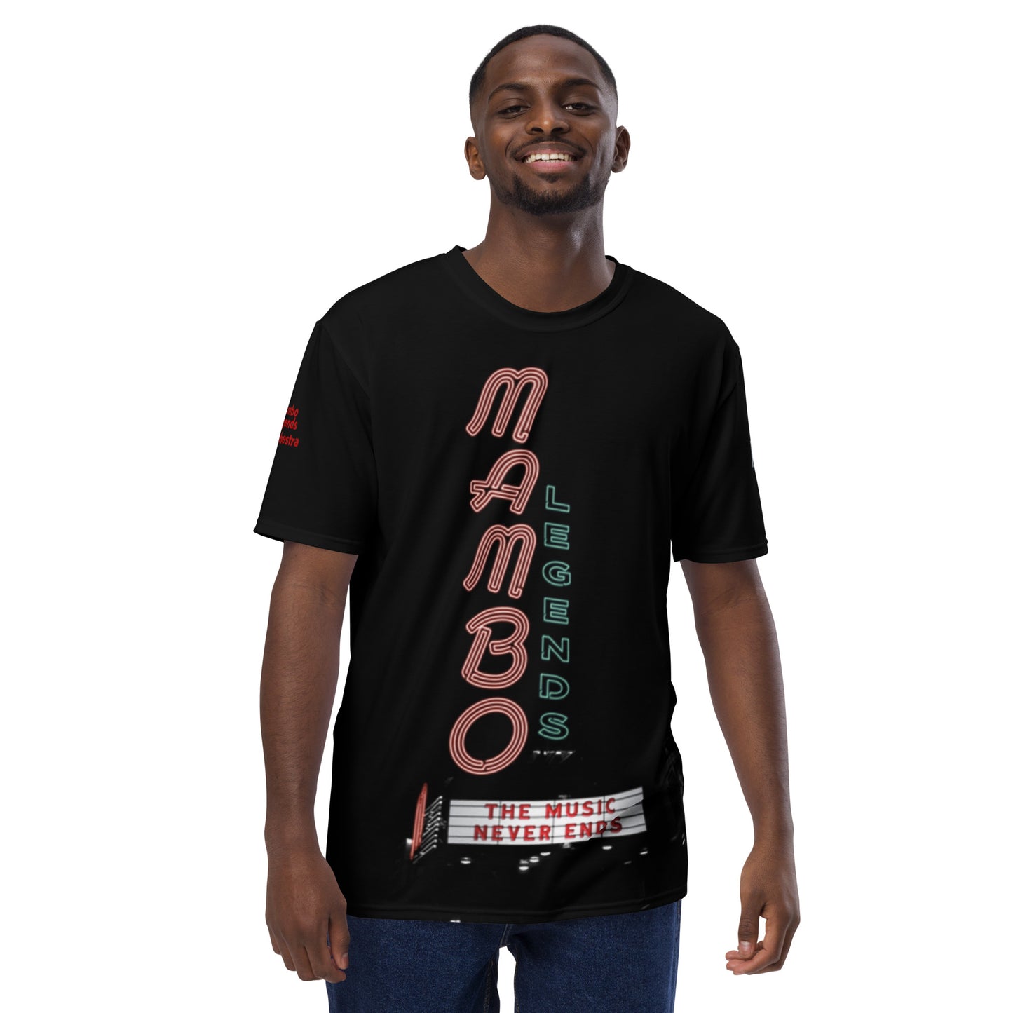 Camiseta de hombre La música nunca termina