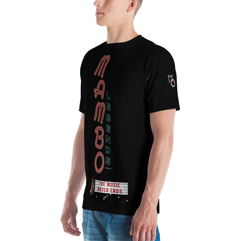 Camiseta de hombre La música nunca termina