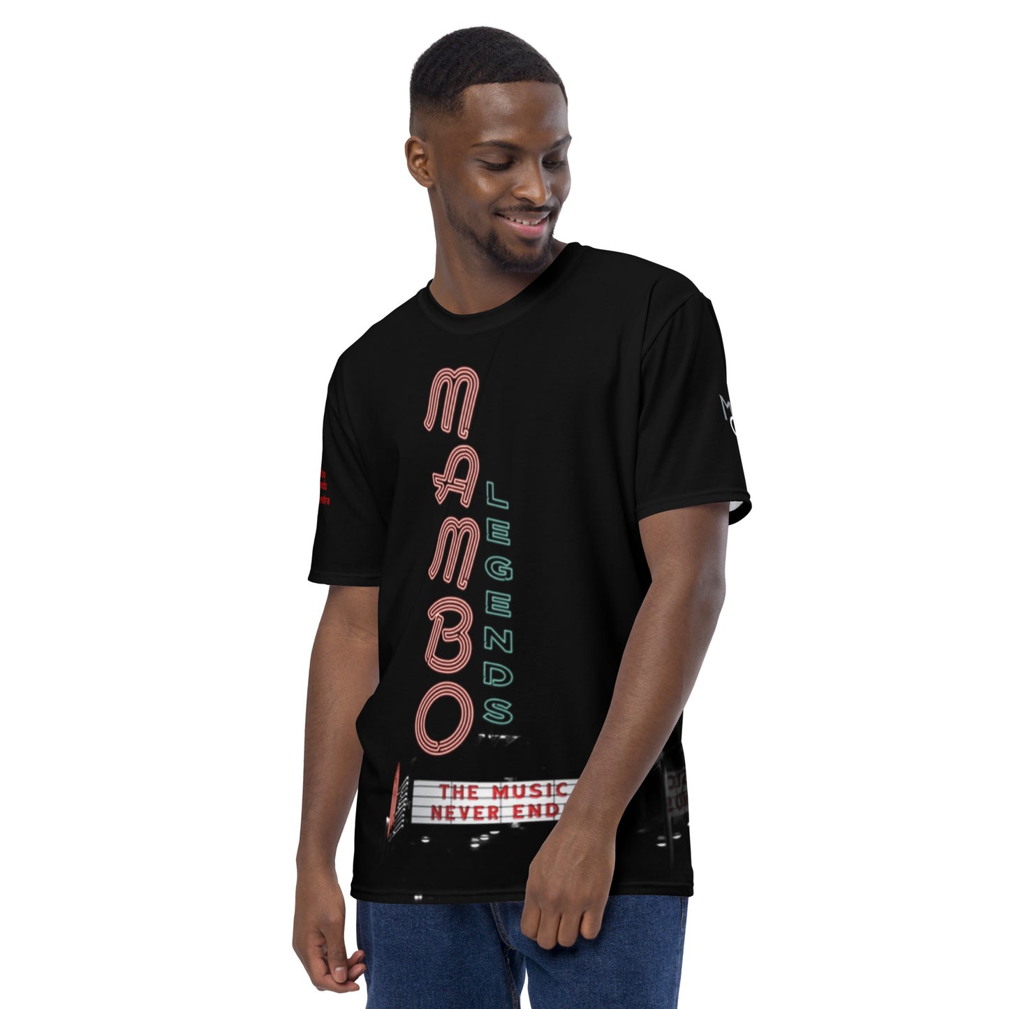 Camiseta de hombre La música nunca termina