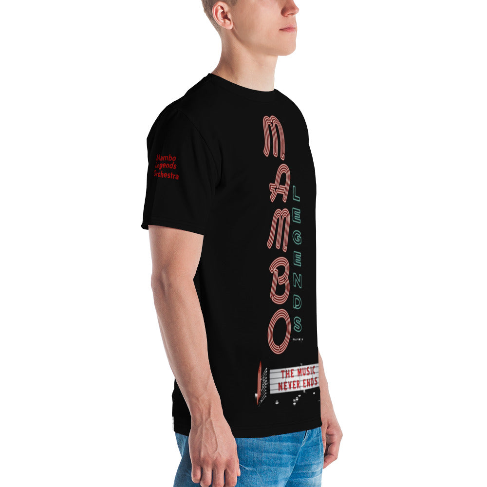 Camiseta de hombre La música nunca termina
