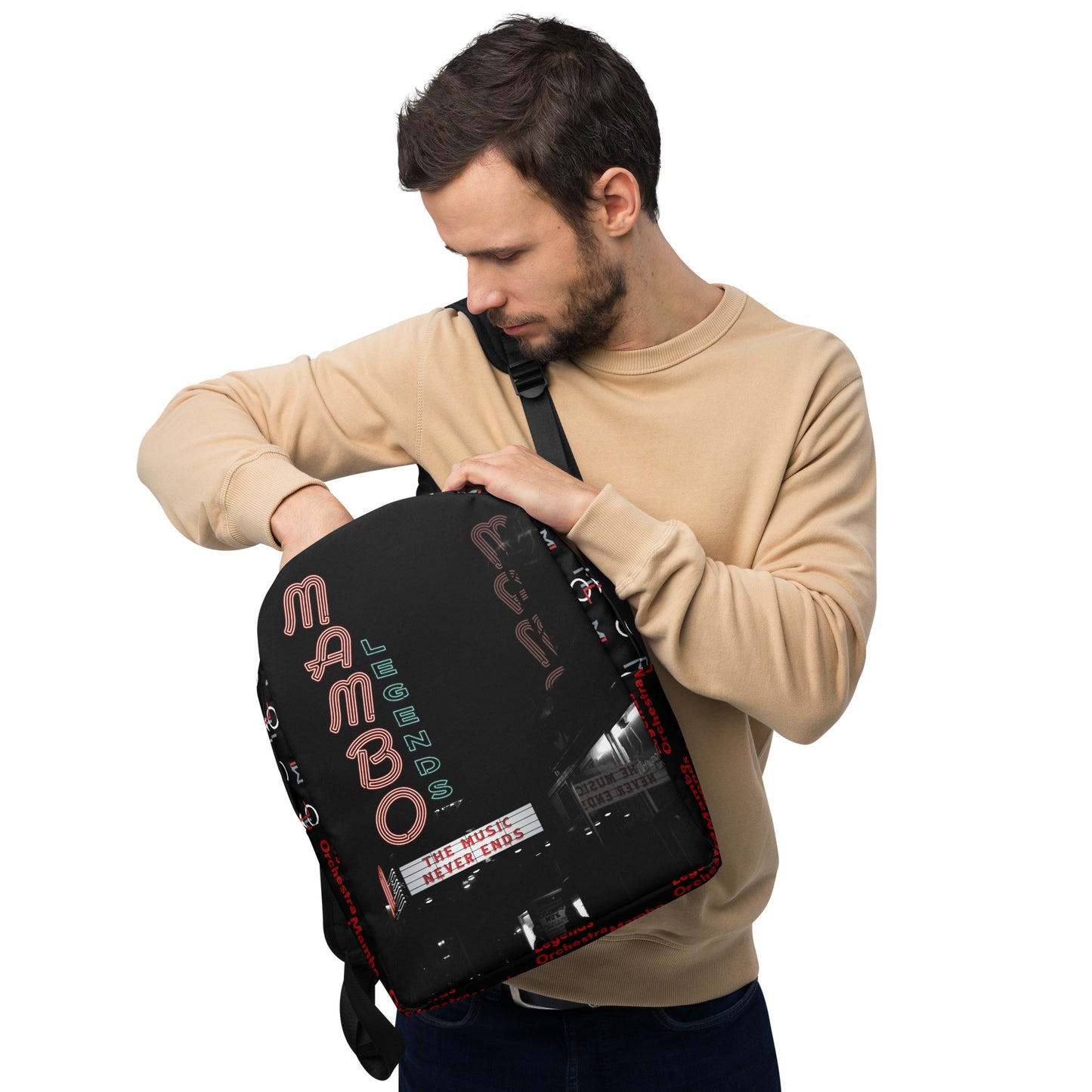 The Music Never Ends Minimalist Backpack
