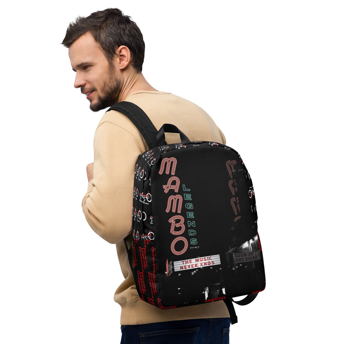 The Music Never Ends Minimalist Backpack