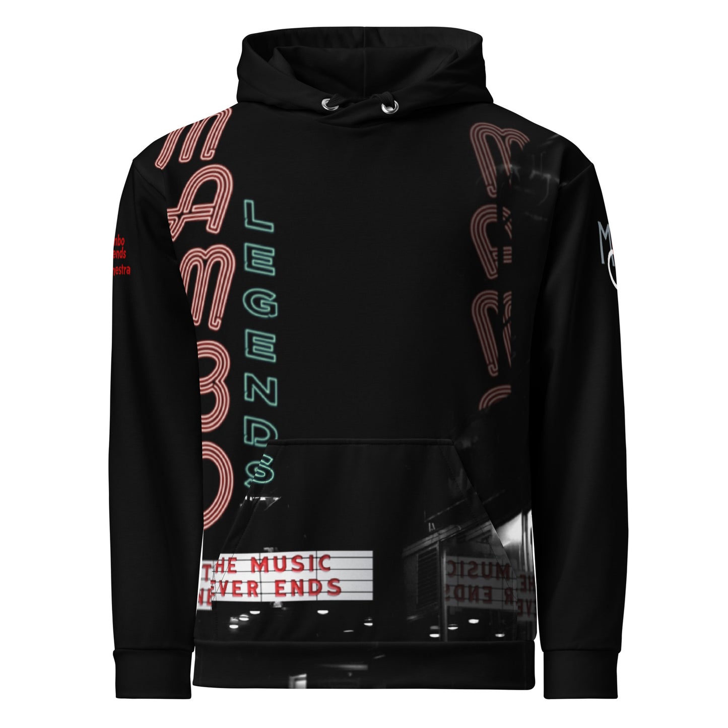 The Music Never Ends Unisex Hoodie