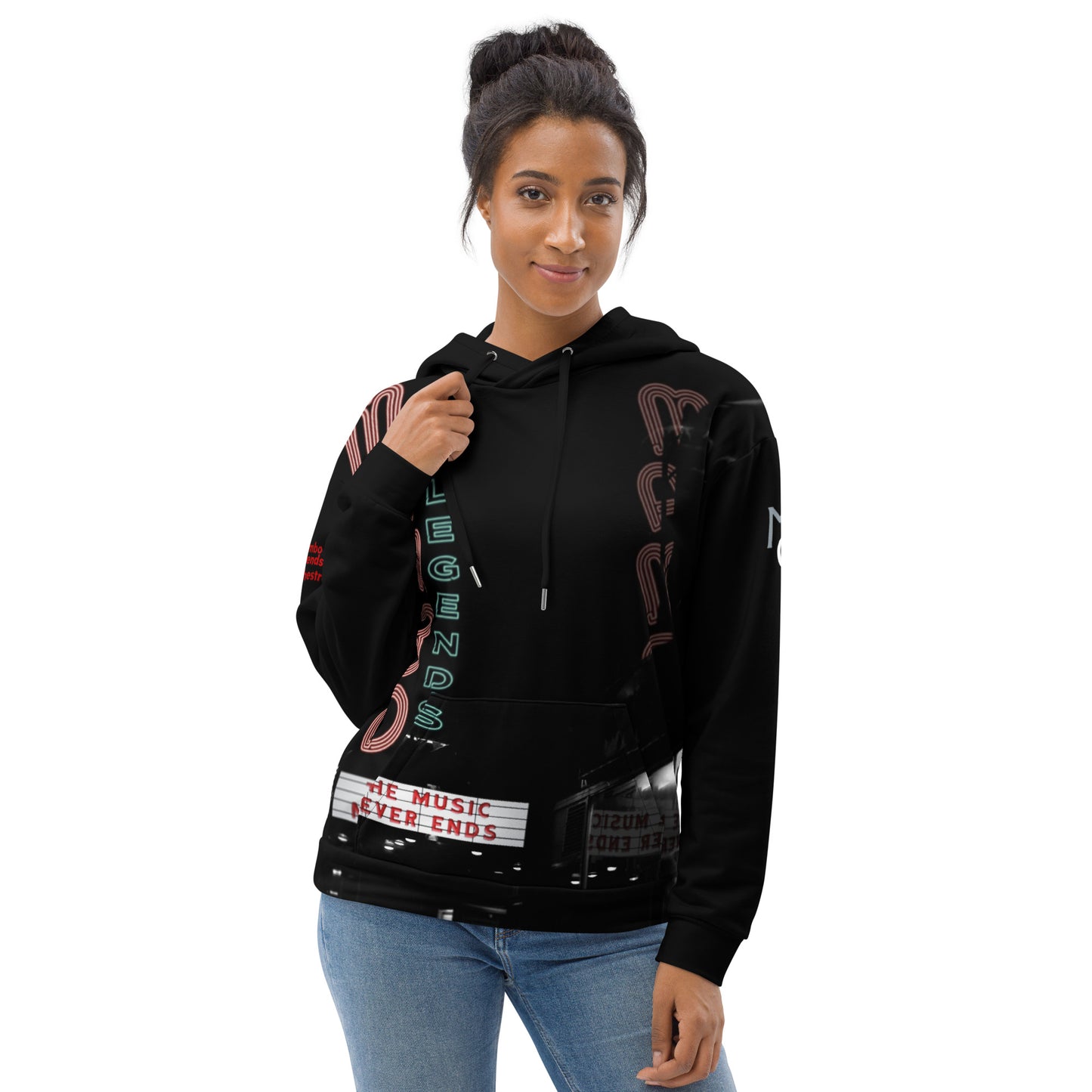 The Music Never Ends Unisex Hoodie