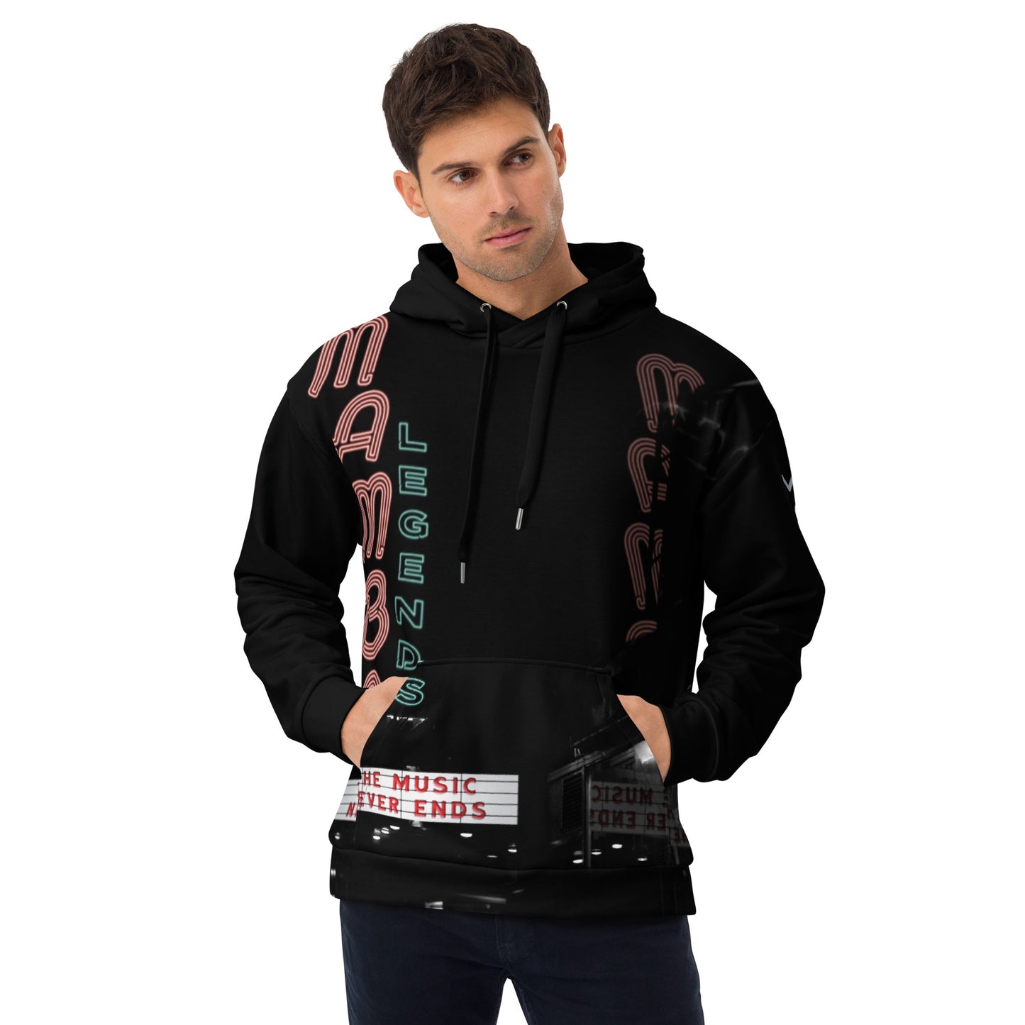 The Music Never Ends Unisex Hoodie