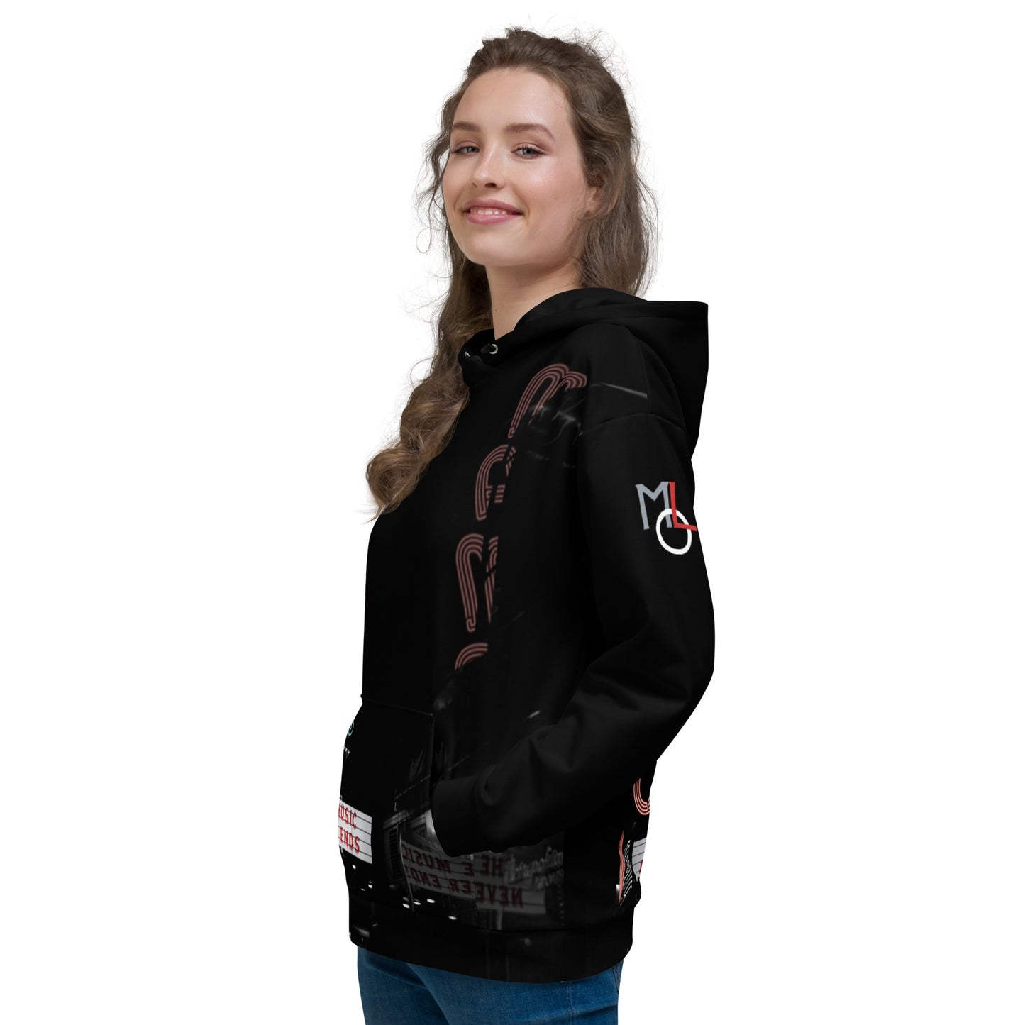 The Music Never Ends Unisex Hoodie