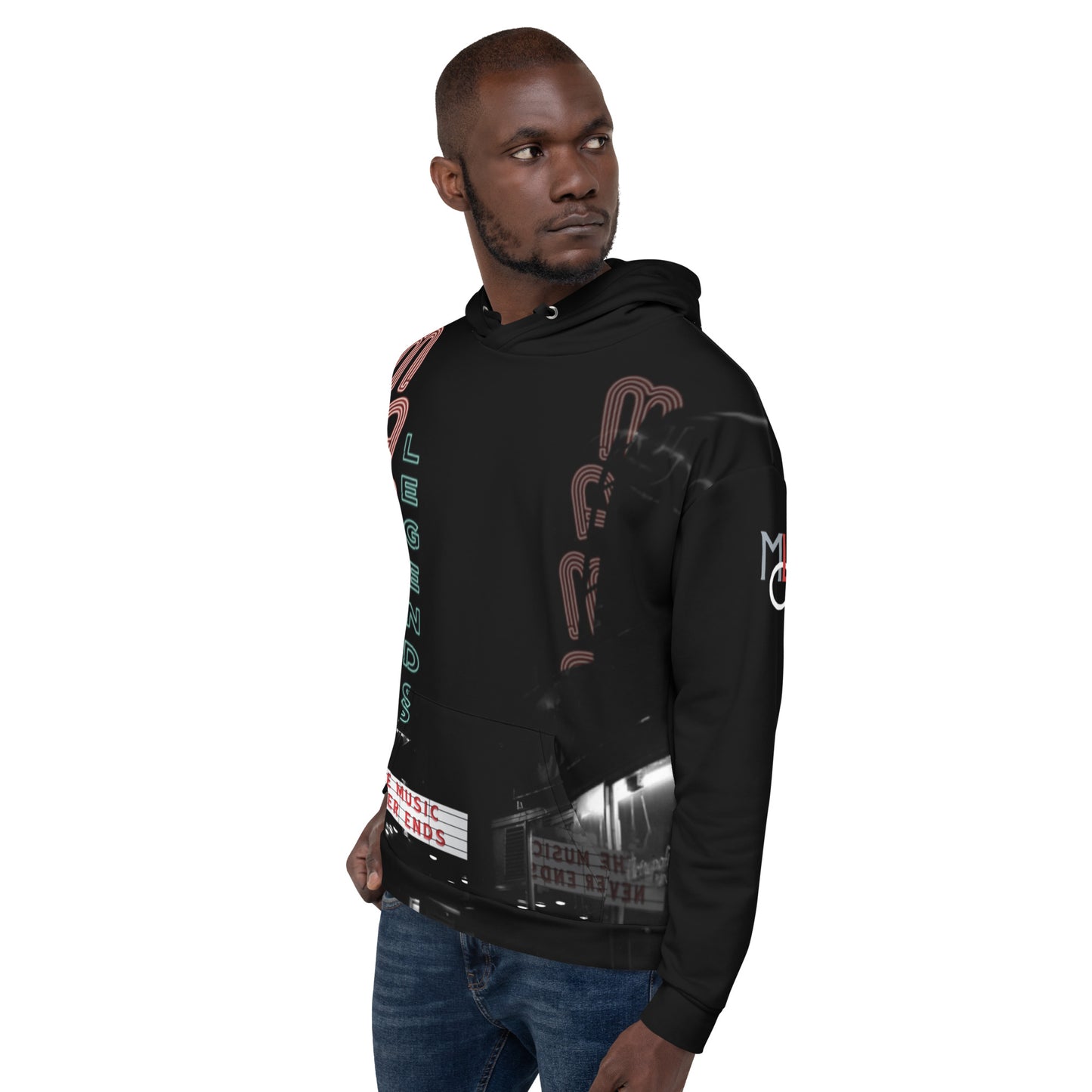 The Music Never Ends Unisex Hoodie