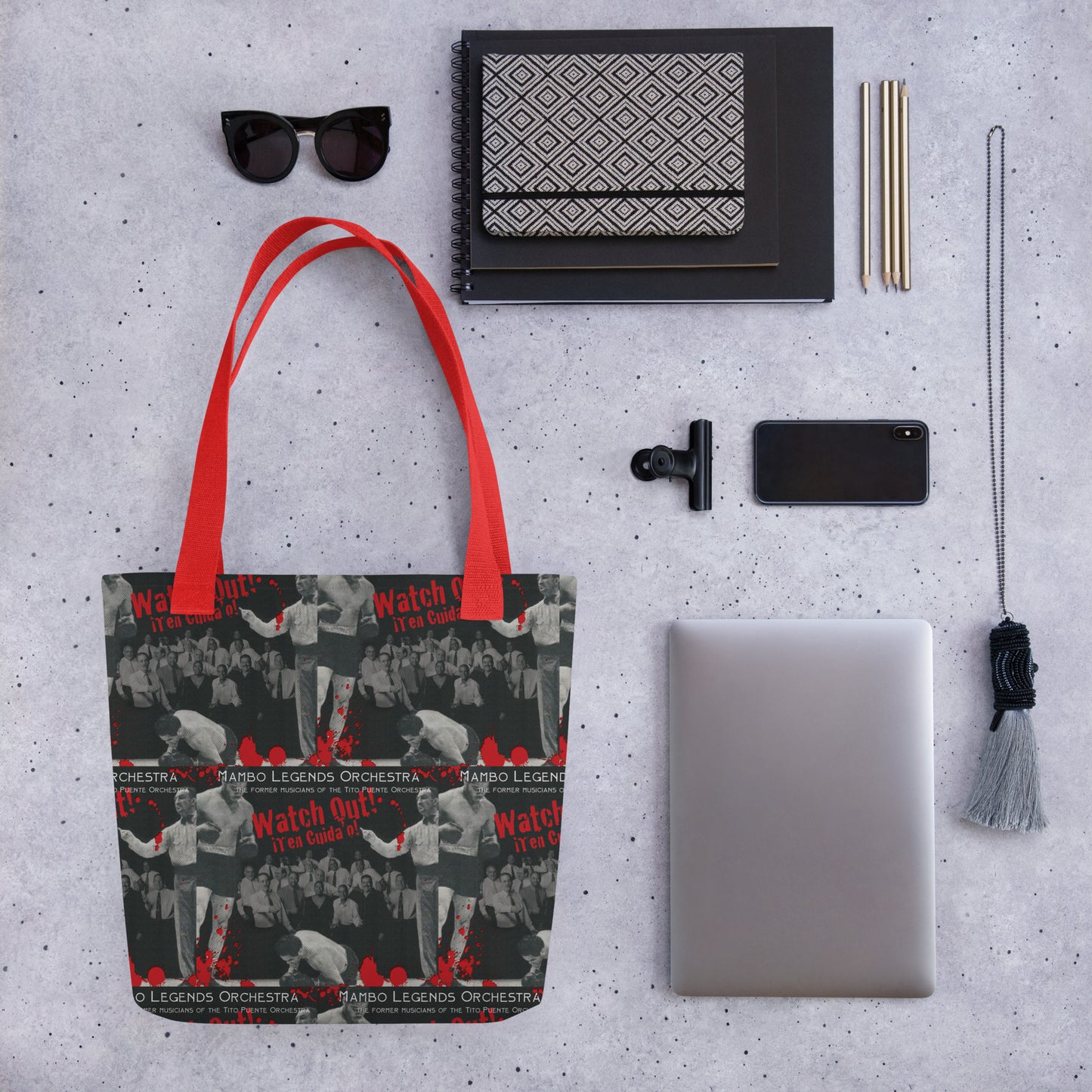 MLO Watch Out! Ten Cuidao! Tote bag