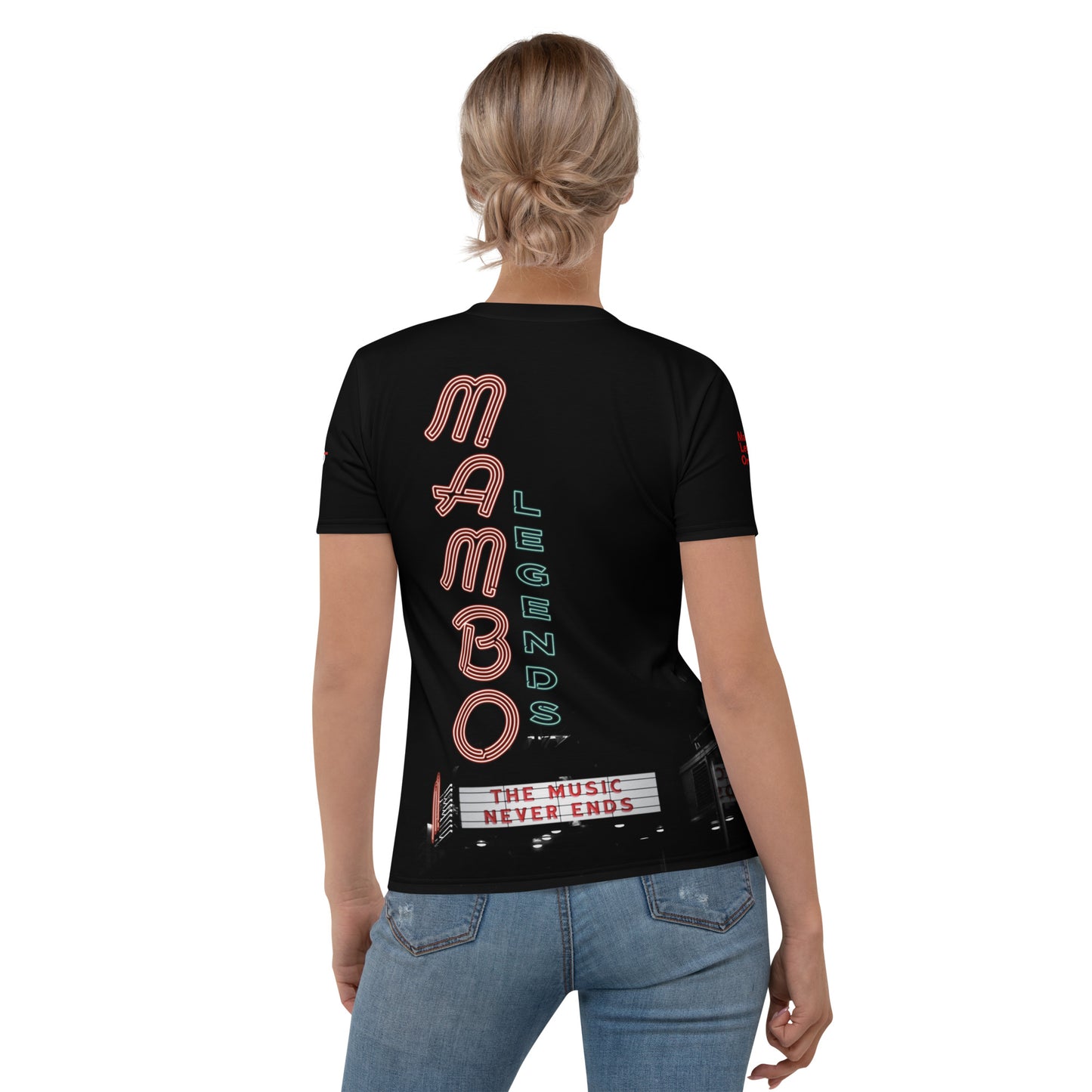 Camiseta de mujer La música nunca termina