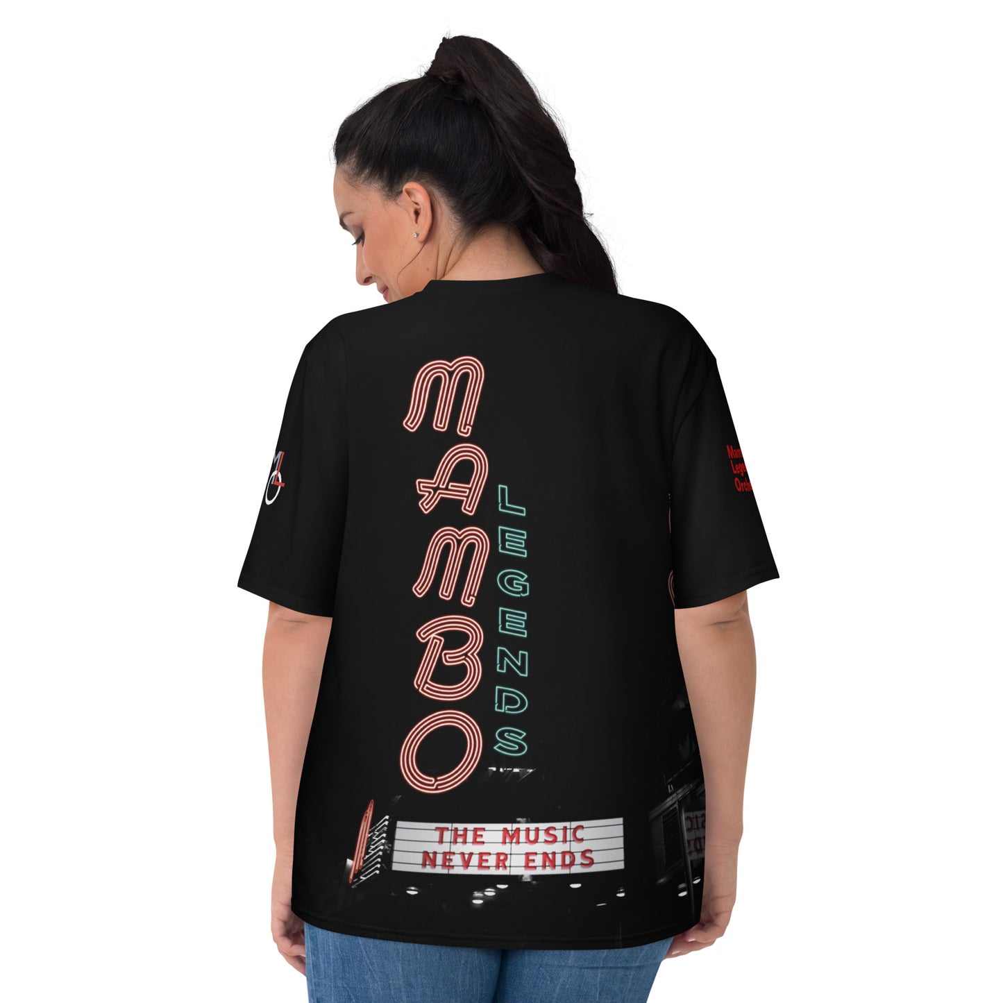 Camiseta de mujer La música nunca termina