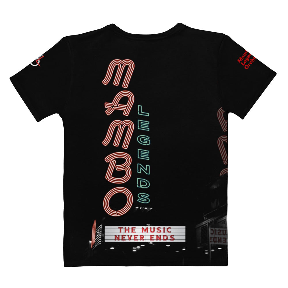 Camiseta de mujer La música nunca termina