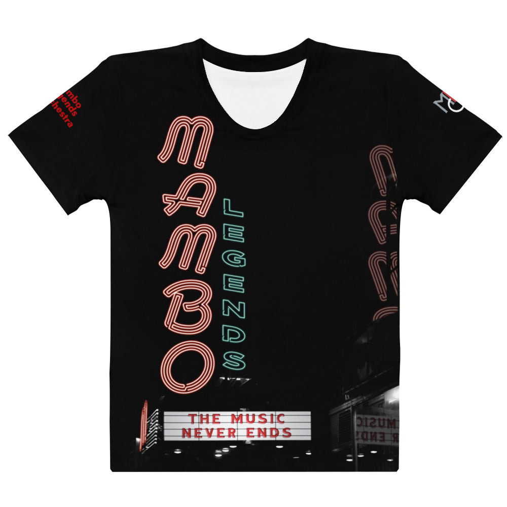 Camiseta de mujer La música nunca termina