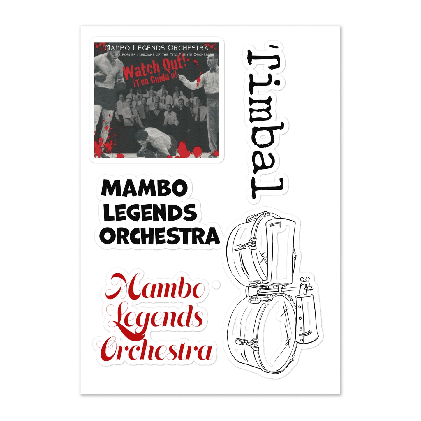 MLO Timbal Sticker sheet