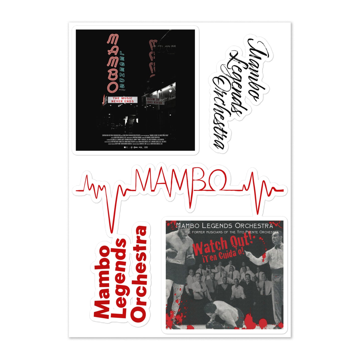 Mambo Beat Sticker sheet