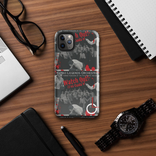 ¡Cuidado con MLO! ¡Ten cuidado! Funda resistente para iPhone®