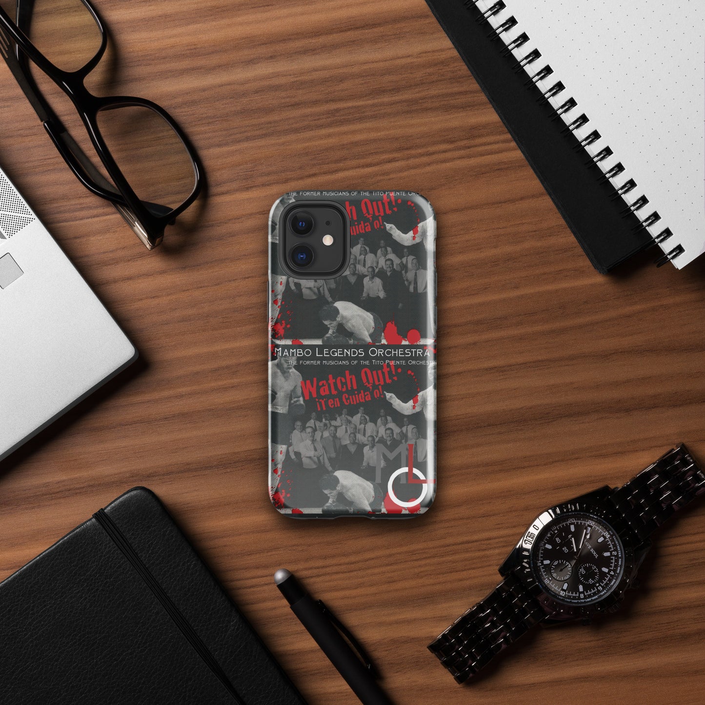 ¡Cuidado con MLO! ¡Ten cuidado! Funda resistente para iPhone®