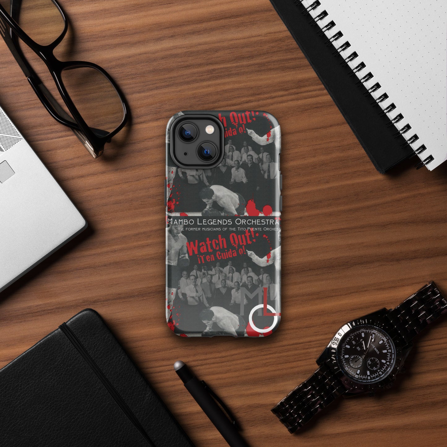 ¡Cuidado con MLO! ¡Ten cuidado! Funda resistente para iPhone®