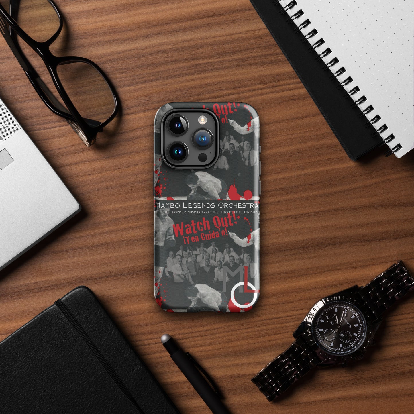 ¡Cuidado con MLO! ¡Ten cuidado! Funda resistente para iPhone®