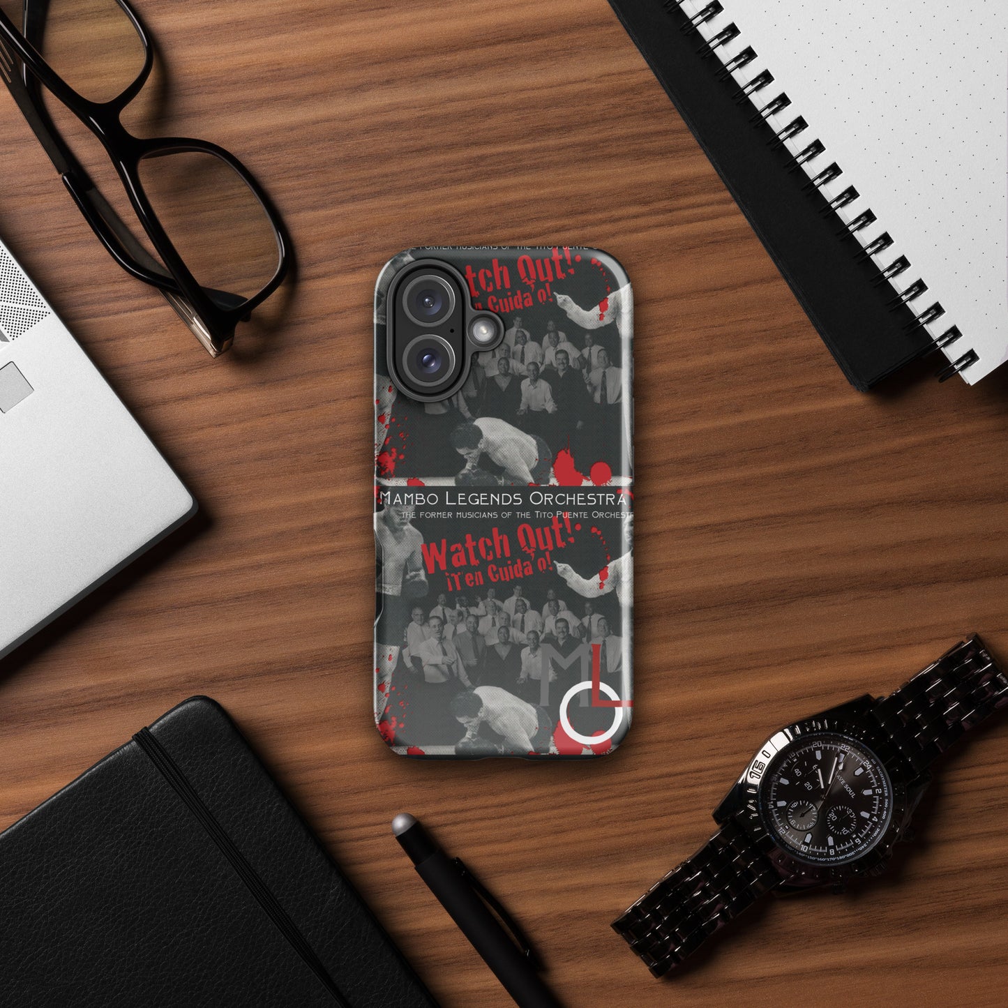 ¡Cuidado con MLO! ¡Ten cuidado! Funda resistente para iPhone®