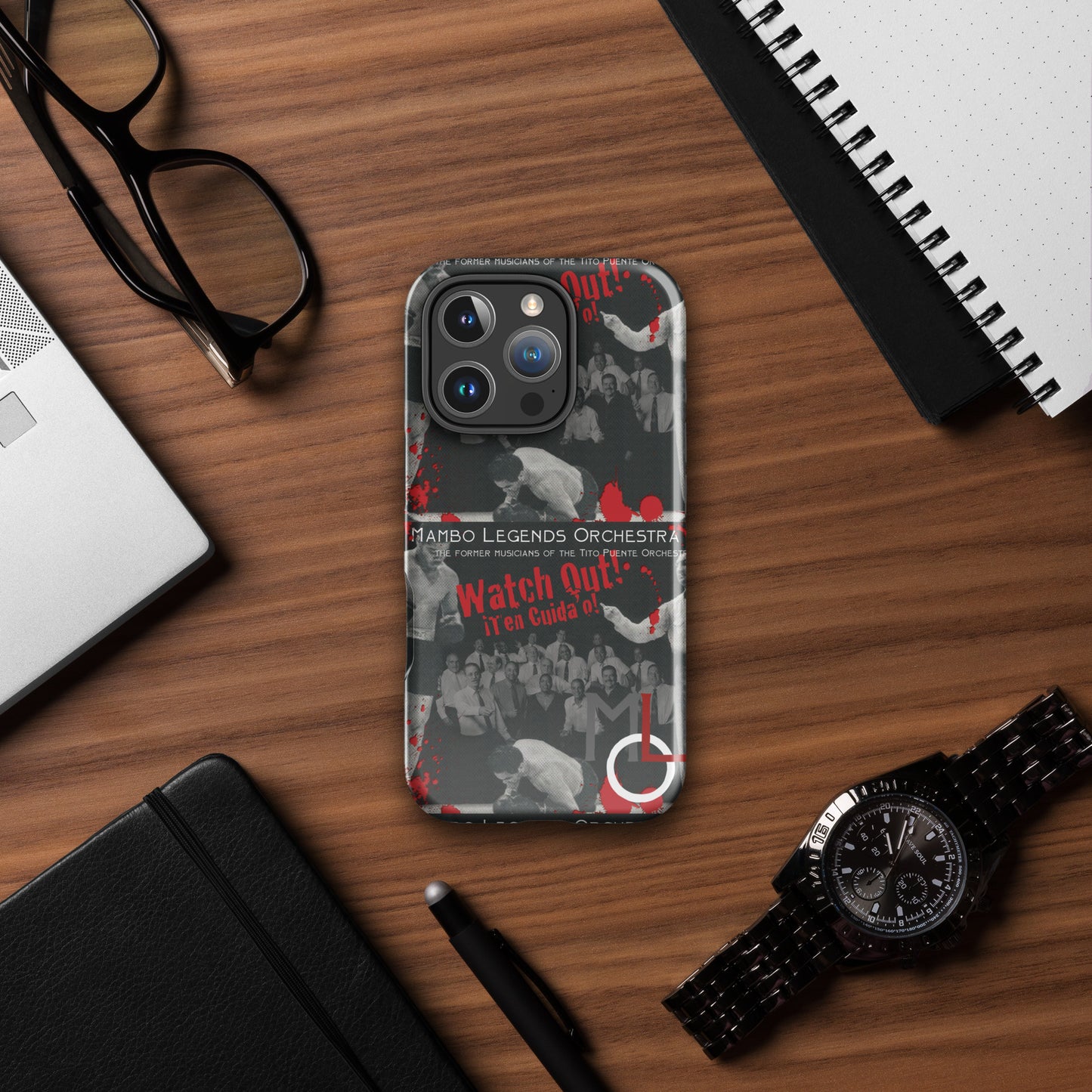 ¡Cuidado con MLO! ¡Ten cuidado! Funda resistente para iPhone®