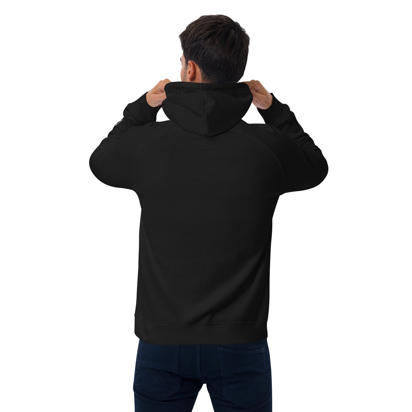 MLO Mambo Beat Red Unisex eco raglan hoodie