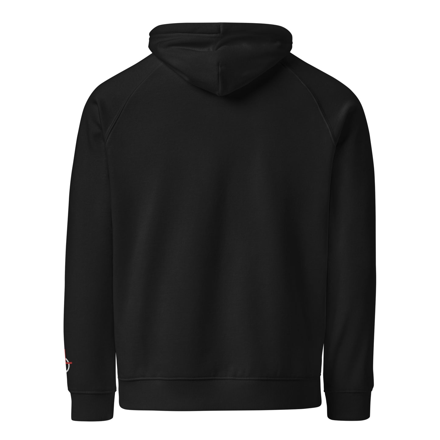MLO Mambo Beat Red Unisex eco raglan hoodie