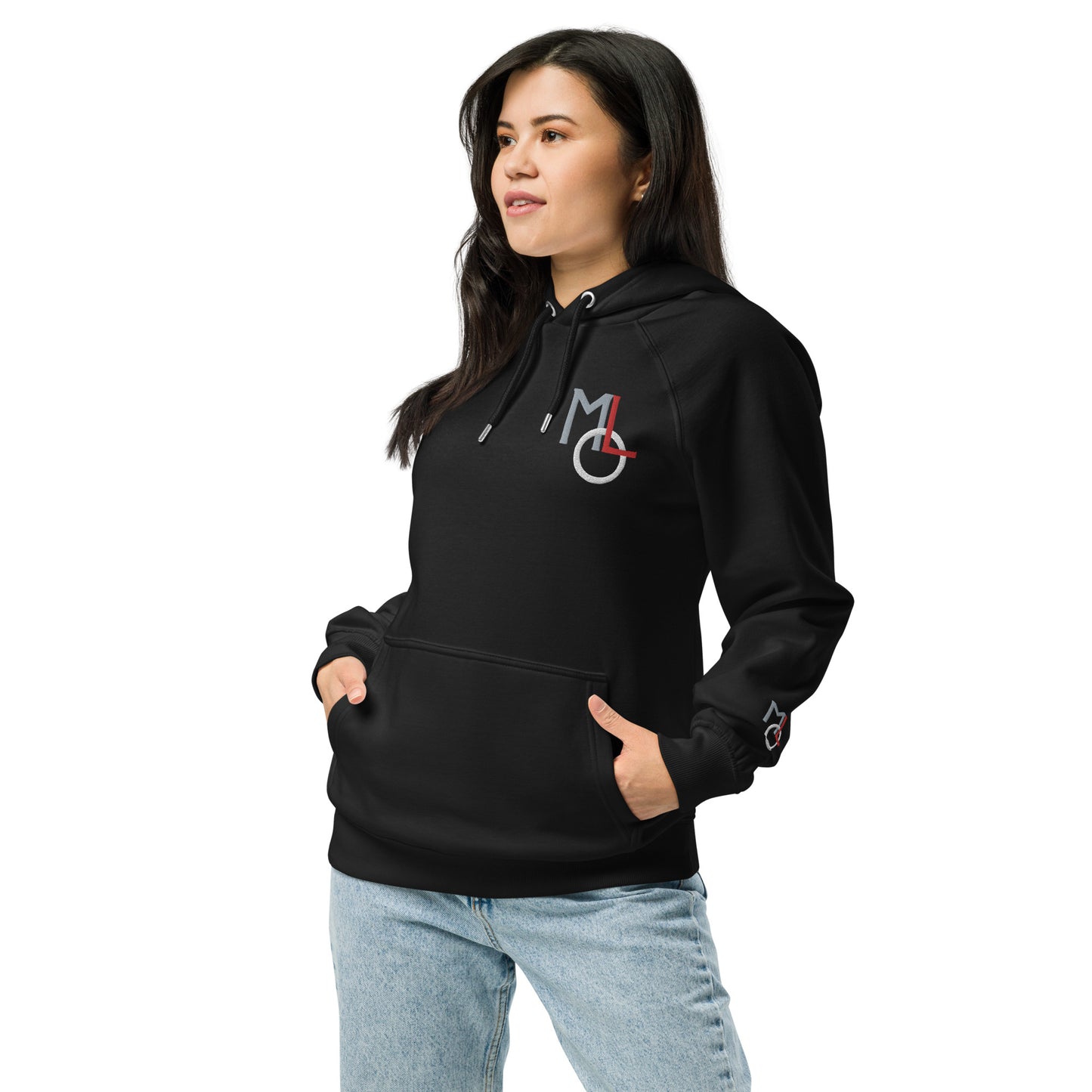 MLO Unisex eco raglan hoodie