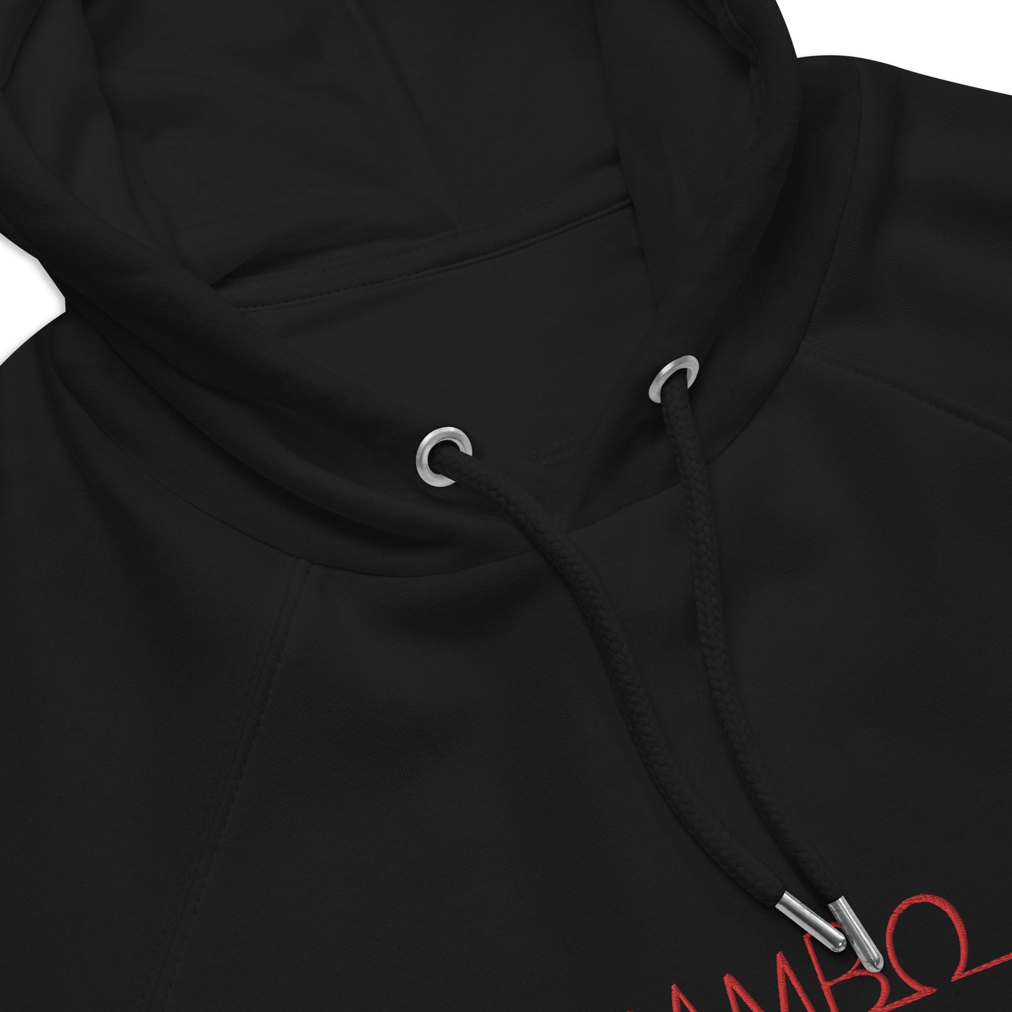 MLO Mambo Beat Red Unisex eco raglan hoodie