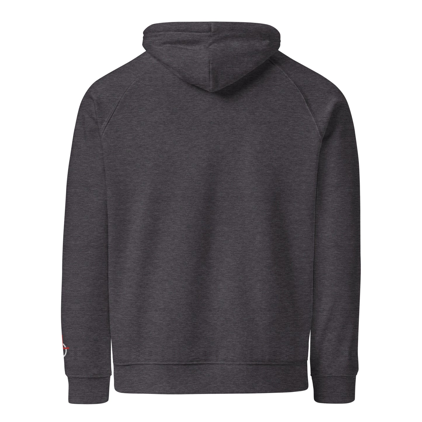 MLO Mambo Beat Red Unisex eco raglan hoodie